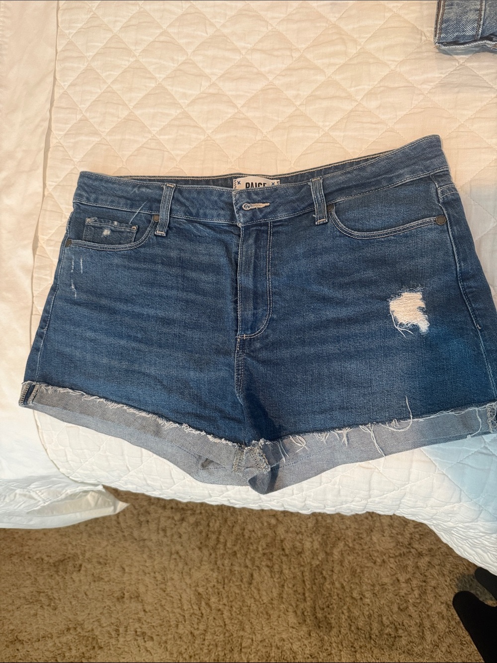 Paige denim jean shorts  size 30